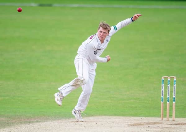 FAMILIAR FACE: Dom Bess bowls for Yorkshire during their County Championship clash With Essex at Headingley earlier this season. Picture by Allan McKenzie/SWpix.com