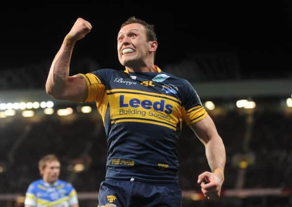 Shaun Lunt celebrates during the 2012 Grand Final.