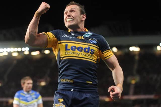 Leeds Rhinos loanee Shaun Lunt (pictured) and Hull KR cross-club counterpart, Matt Parcell, will go head to head for the first time since their recent switch. Picture: Steve Riding.