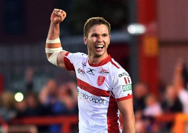 Leeds Rhinos loanee Shaun Lunt and Hull KR cross-club counterpart, Matt Parcell (pictured), will go head to head for the first time since their recent switch. Picture: Jonathan Gawthorpe.