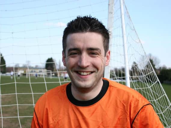 Headingley AFC player Lewis Keogh, who died in 2013 aged 34, after taking his own life.