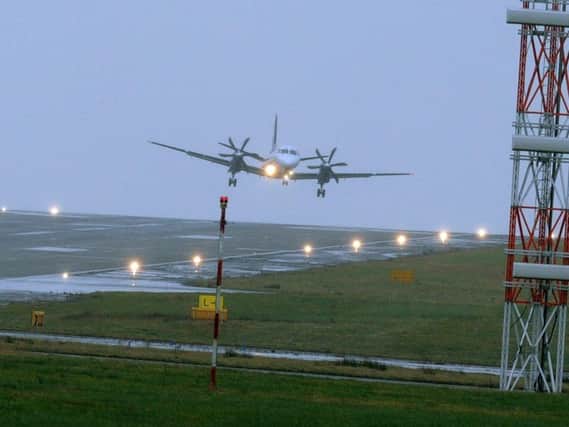 The runway has now reopened after a drone sighting at Leeds Bradford Airport. (Credit: PA)