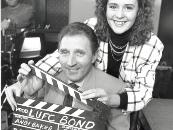 Sgt Wilko, pictured here with make-up artist Lisa Rushworth, faced thecameras and waited for the cry of 'action