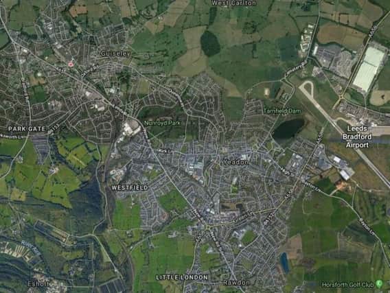 This is where 552 new homes in Guiseley, Rawdon and Yeadon should be built. Photo via Google.