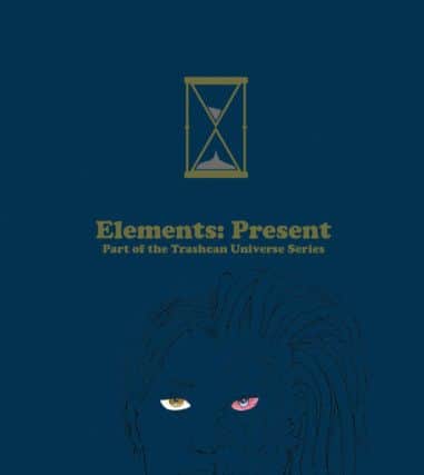 Cover art for 'Elements: Present' by Leeds writer Scott Farquharson.