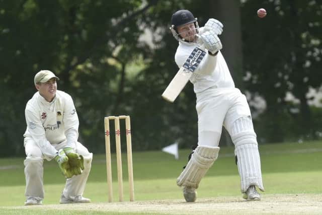 Jason Wright, who made 74 for Burley-in-Wharfedale, as they lost by one wicket at Follifoot. PIC: Steve Riding