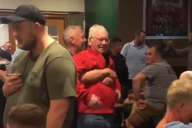Manchester United fan 'ejected'  - CC Simon Webster @LeedsEverywhere