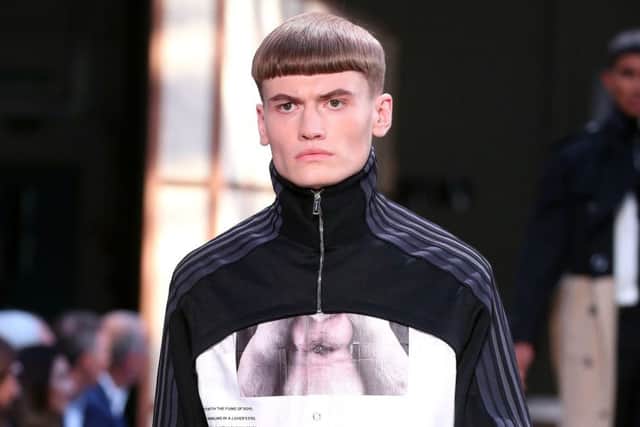 Models on the catwalk during  Burberry London fashion week. Photo: Isabel Infantes/PA Wire