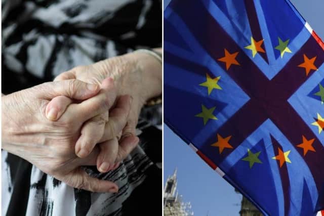 The state of elderly care in the private sector was given a risk factor of 16 out of 25. Brexit was given a score of six.