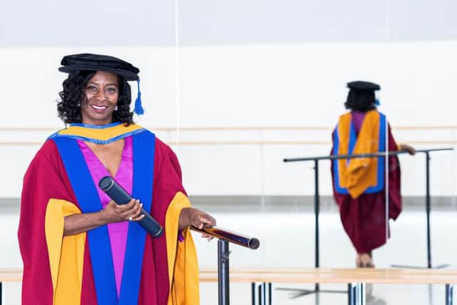 The artistic director of Phoenix Dance Theatre, Sharon Watson, has been awarded an Honorary Doctorate of Arts from Leeds Beckett University.