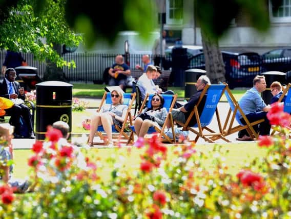Leeds is set to sizzle in hot weather