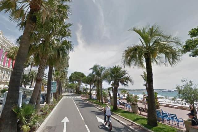 The council's foreign travel included a visit to Cannes costing the taxpayer nearly 10k. (Photo: Google)