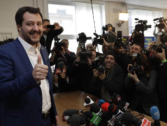 Matteo Salvini (AP Photo/Luca Bruno)