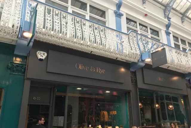 Olive & Rye in Queens Arcade.