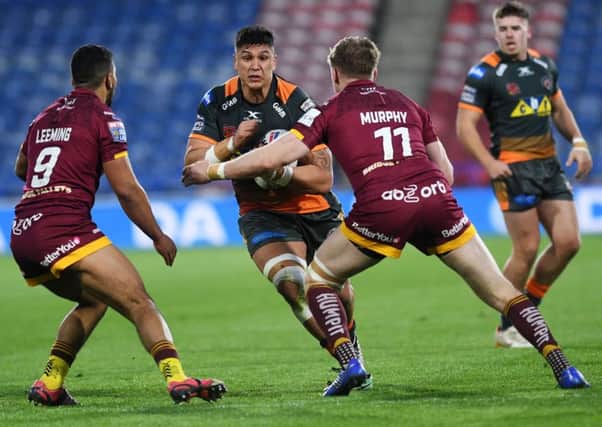 Mitch Clark in action for Castleford Tigers this season.