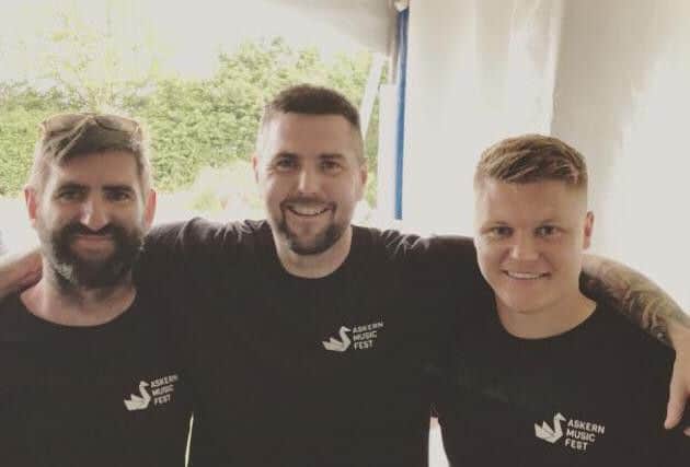 Promoters Andy, Kristian and Ashley: "bigger and better" festival planned