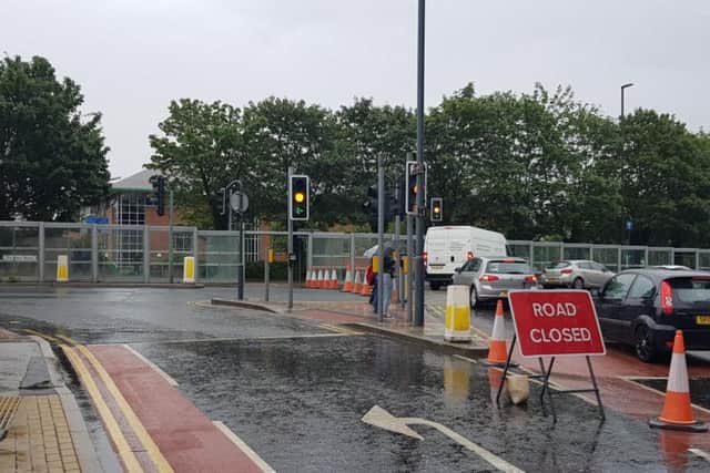 Victoria Bridge is still closed off but protesters and police have left the site.