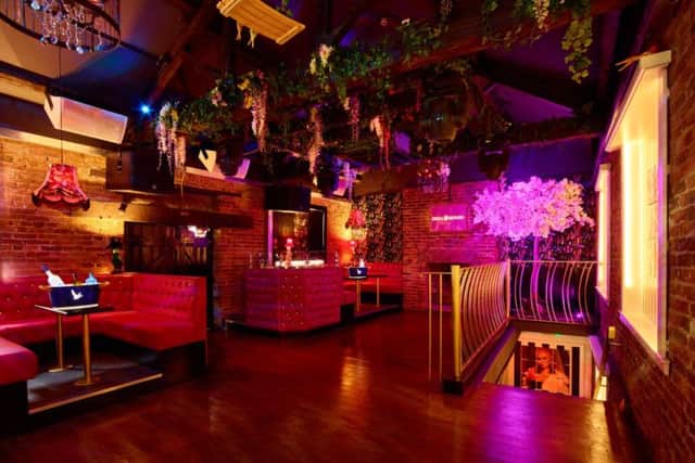 The VIP section within the VIP lounge at Dollhouse.