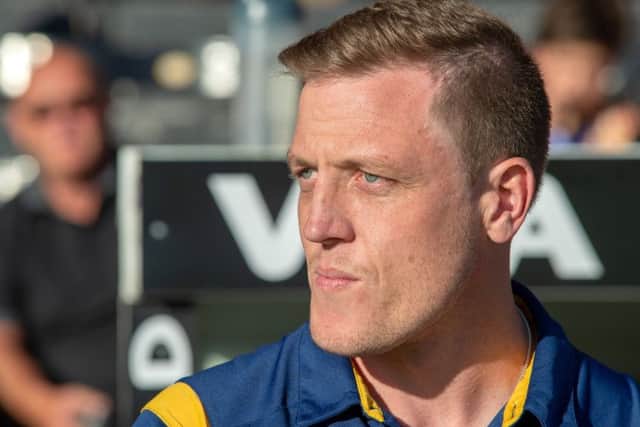Featherstone Rovers head coach, Ryan Carr.
Picture: Bruce Rollinson