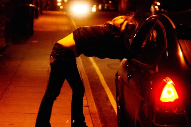 The woman was fined for soliciting outside the red light zone