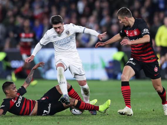 Pablo Hernandez in action for Leeds United in Sydney. (Getty)