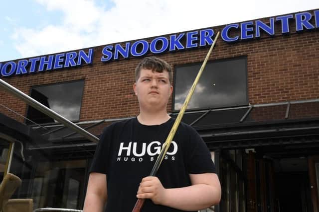 Lewis Harper began playing pool aged seven or eight, before developing a passion for snooker.