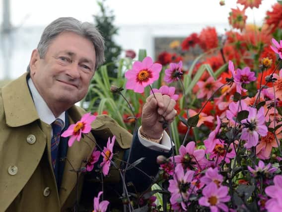 Alan Titchmarsh at the first day at the 2017 RHS Chatsworth Flower Show. Picture by Scott Merrylees
