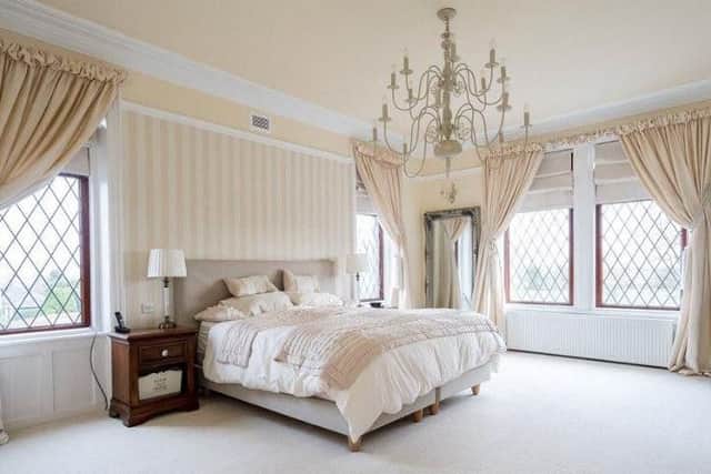 This is the generous master suite with en-suite bathroom.
