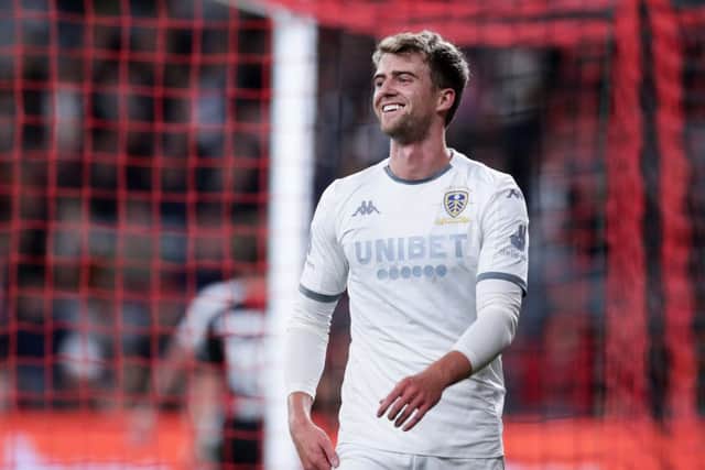 Down Under: Patrick Bamford reacts after a missed opportunity on goal during the match between the Western Sydney Wanderers and Leeds United at Bankwest Stadium. Picture: Matt King/Getty Images