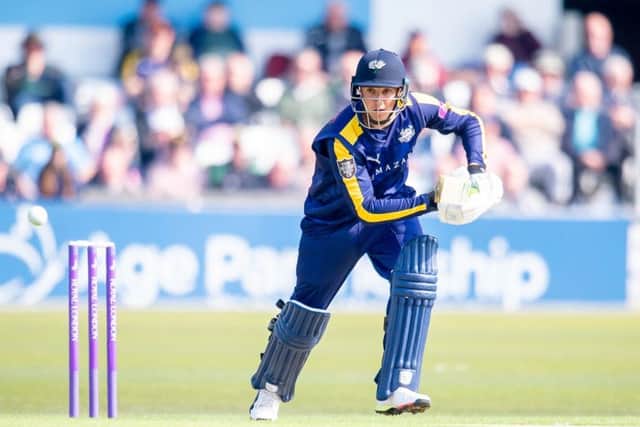 Yorkshire's Tom Kohler-Cadmore.