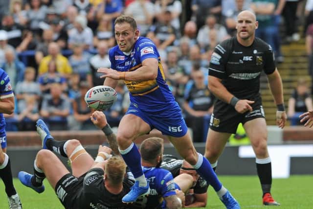 Shaun Lunt on the attack against.  Picture: Tony Johnson.