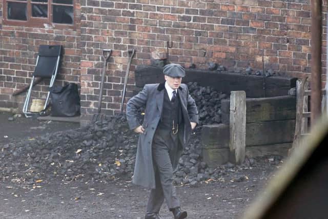 Cillian Murphy on the set of Peaky Blinders. Credit: Anita Maric / SWNS.com