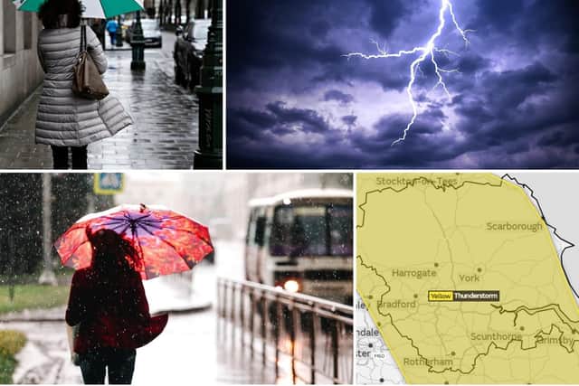 Another thunderstorm is forecast for Leeds this afternoon.