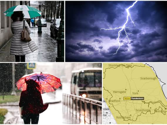 Another thunderstorm is forecast for Leeds this afternoon.
