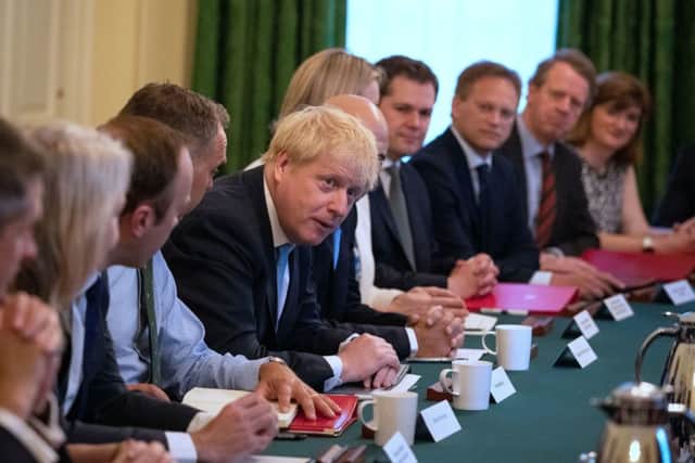 Boris Johnson has now chaired his first Cabinet meeting.