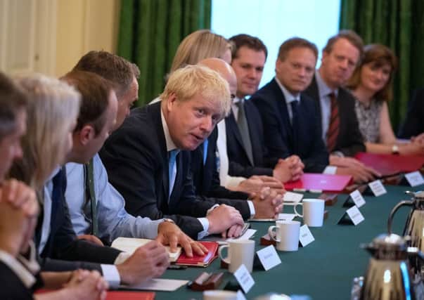 Boris Johnson has now chaired his first Cabinet meeting.