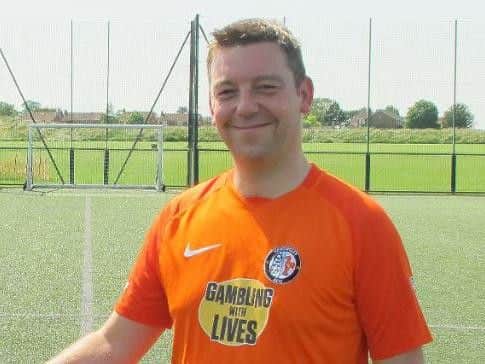 Joe Ward, captain of Headingley AFC