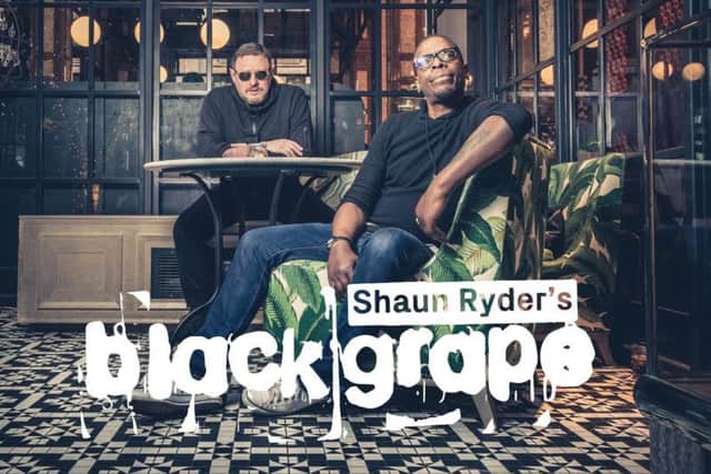 Black Grape's Shaun Ryder and Kermit