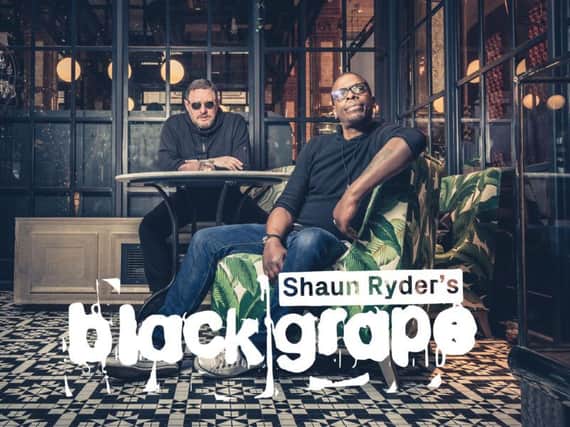 Black Grape's Shaun Ryder and Kermit