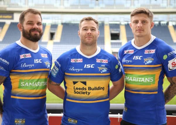 The Leeds Rhinos shirt for the St Helens game.