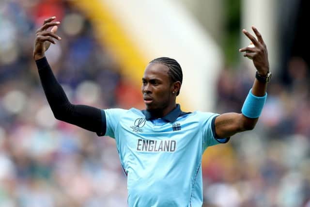 England's Jofra Archer. Picture: Tim Goode/PA