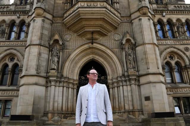 David Wilson, director of Bradford UNESCO City of Film, outside City Hall. Picture by Jonathan Gawthorpe.