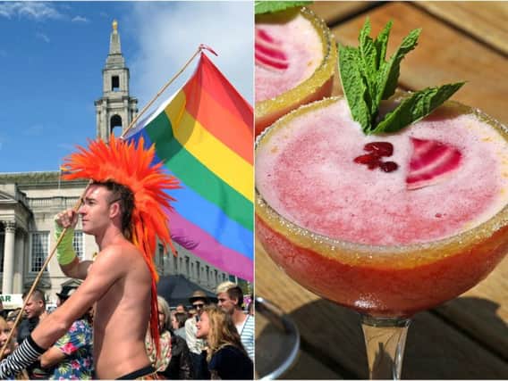 The new cocktail (pictured) will only be available for Leeds Pride.