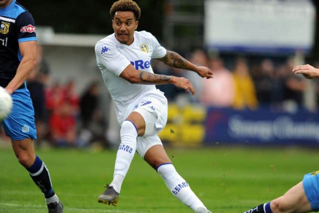 17 July 2019......  Tadcaster Albioin v Leeds United. Pre-season friendly.Leeds Helder Costa. Picture Tony Johnson.
