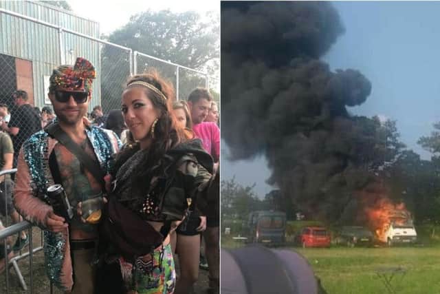 Lucy Neal, 33 and her partner of six years Charlie Marshall, 37