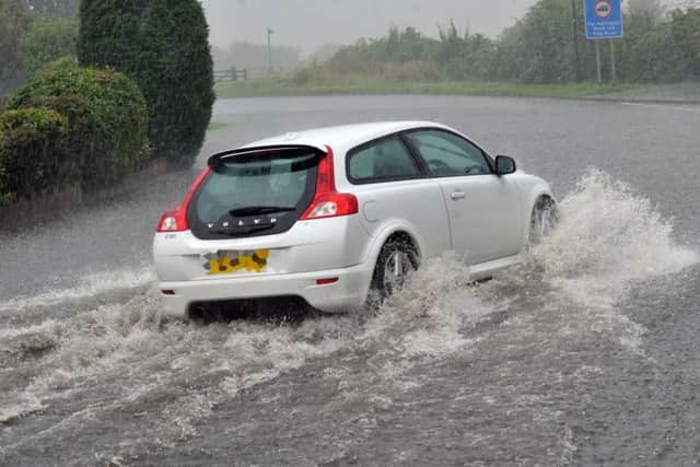 Flooding in Leeds in 2017.