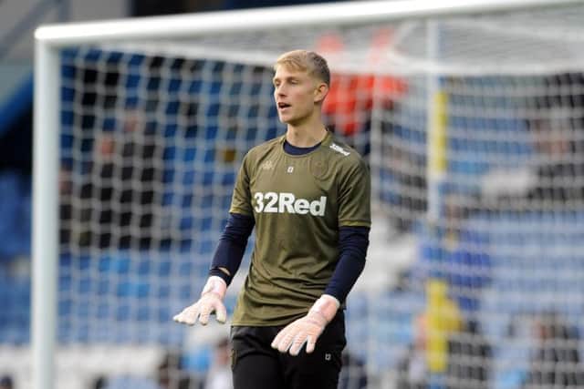 Leeds United goalkeeper Will Huffer.