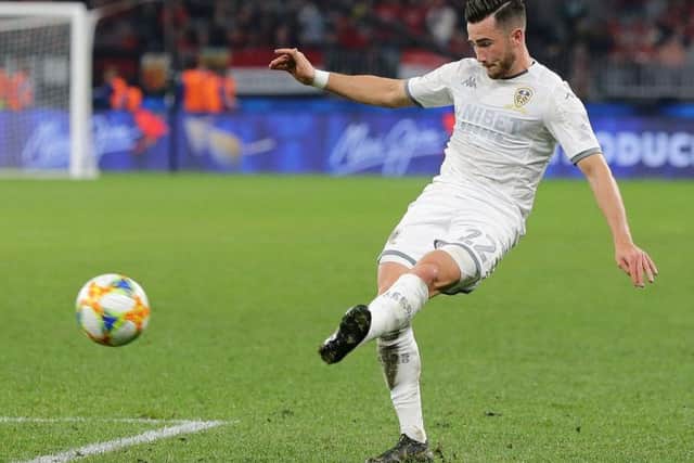 LOOKING SHARP: Leeds United winger Jack Harrison in pre-season. Picture by Will Russell/Getty Images.