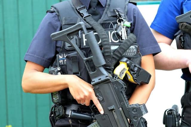 Stock image of female armed officer. Picture: PA