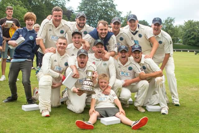 Burley-in-Wharfedale - winners of the Aire Wharfe League Waddilove Cup. PIC: John Heald